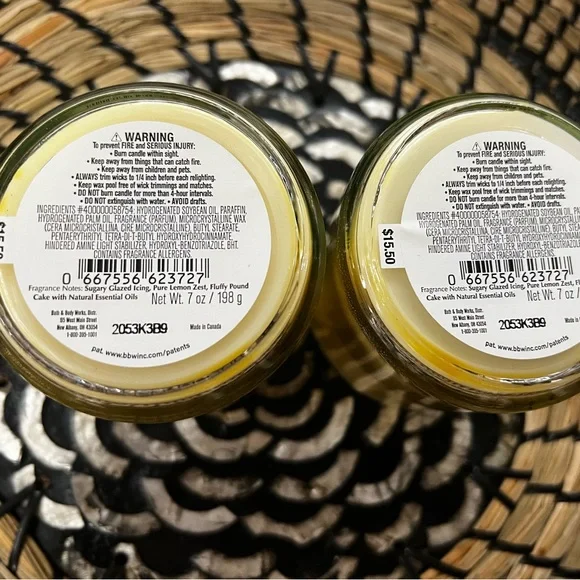 Gently used B&BW Candle bundle of 2 - Picture 2 of 3